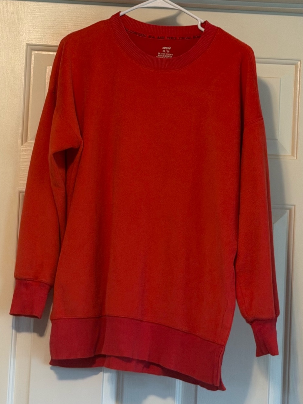Aerie Plush Red Sweatshirt
